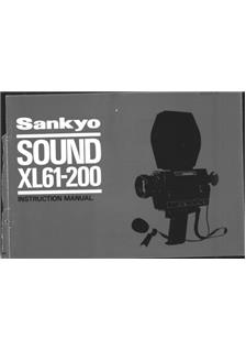 Sankyo XL 61-200 manual. Camera Instructions.